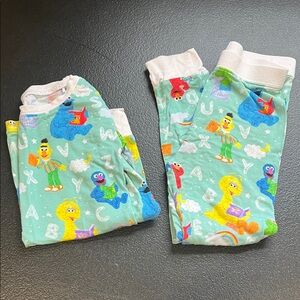 Little Sleepies Sesame Street 3T long sleeve pj set